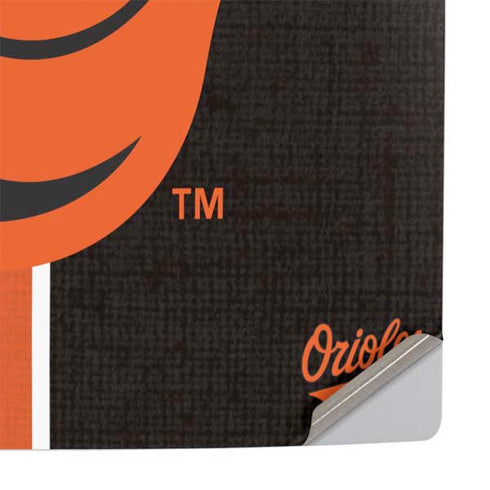 MLB Baltimore Orioles Split PS5 Pro Console Skin