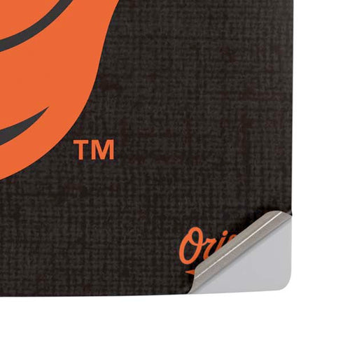 MLB Baltimore Orioles Split PS5 Pro Disk Console Skin