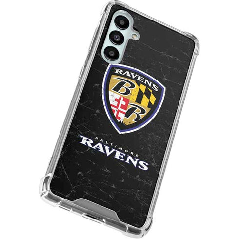 NFL Baltimore Ravens - Alternate Distressed Galaxy A16 5G Clear Case