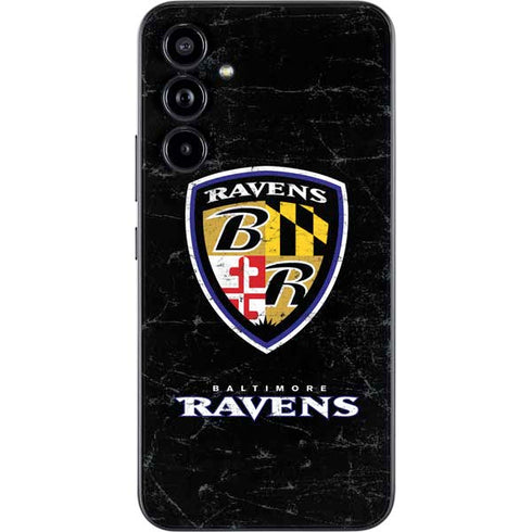 NFL Baltimore Ravens - Alternate Distressed Galaxy A54 5G Skin