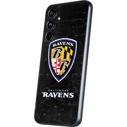 NFL Baltimore Ravens - Alternate Distressed Galaxy A54 5G Skin