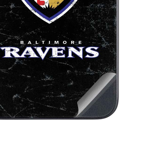 NFL Baltimore Ravens - Alternate Distressed Galaxy A54 5G Skin