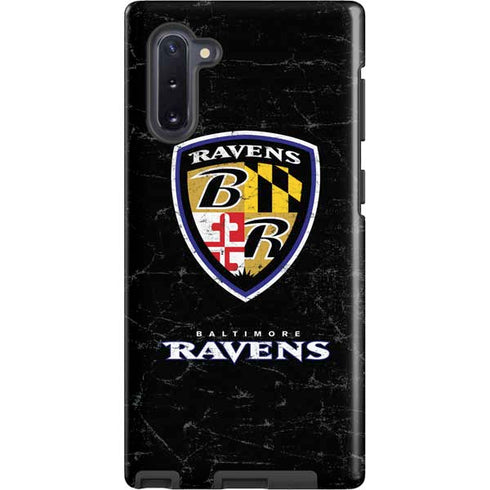 NFL Baltimore Ravens - Alternate Distressed Galaxy Cases