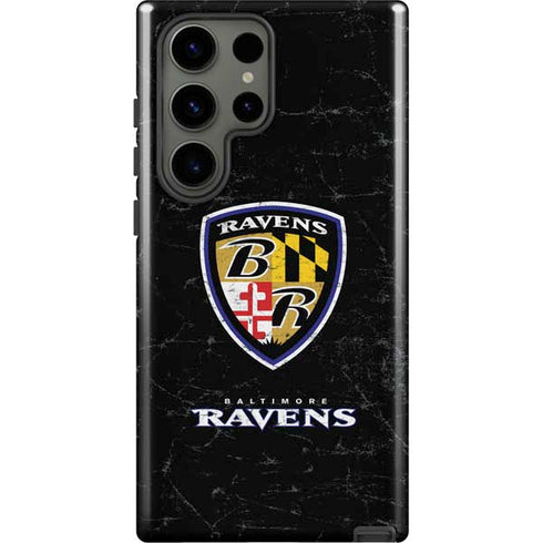NFL Baltimore Ravens - Alternate Distressed Galaxy S23 Ultra Pro Case