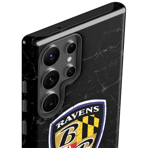 NFL Baltimore Ravens - Alternate Distressed Galaxy S23 Ultra Pro Case