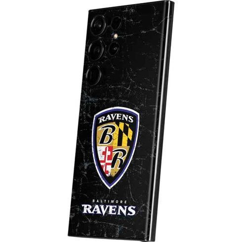 NFL Baltimore Ravens - Alternate Distressed Galaxy Skins