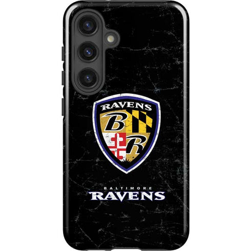 NFL Baltimore Ravens - Alternate Distressed Galaxy S25 Impact Case