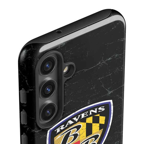 NFL Baltimore Ravens - Alternate Distressed Galaxy S25 Impact Case