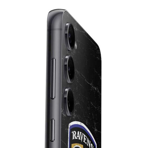 NFL Baltimore Ravens - Alternate Distressed Galaxy S25 Plus Skin
