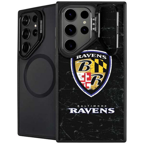 NFL Baltimore Ravens - Alternate Distressed Galaxy Cases