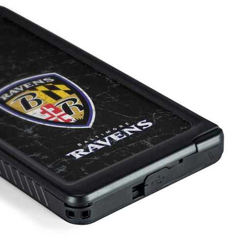 NFL Baltimore Ravens - Alternate Distressed Galaxy S24 Ultra Waterproof Case