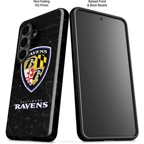 NFL Baltimore Ravens - Alternate Distressed Galaxy S26 Impact Case