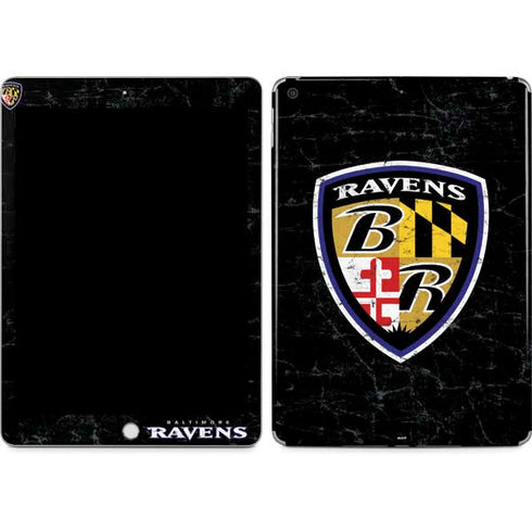 NFL Baltimore Ravens - Alternate Distressed Apple iPad Skin