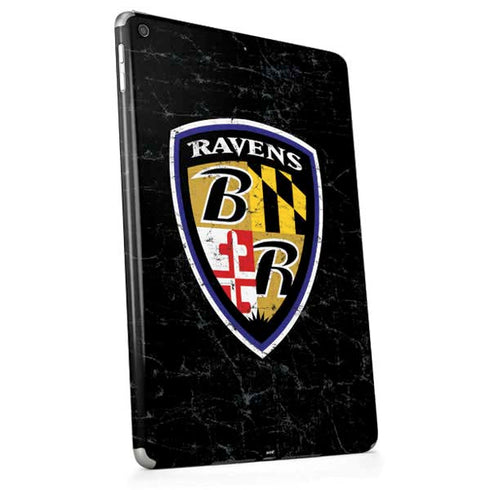 NFL Baltimore Ravens - Alternate Distressed Apple iPad Skin