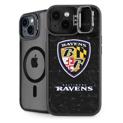 NFL Baltimore Ravens - Alternate Distressed iPhone 14 Kickstand Case