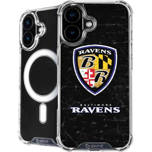 NFL Baltimore Ravens - Alternate Distressed iPhone 16 MagSafe Case