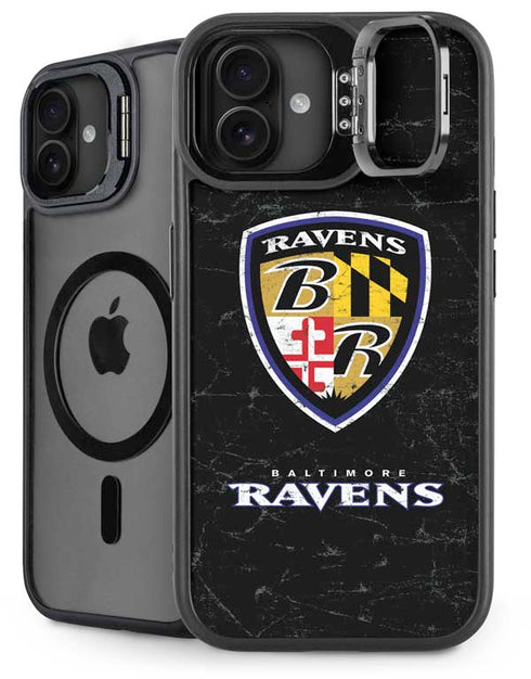 NFL Baltimore Ravens - Alternate Distressed iPhone 16 Plus Kickstand Case