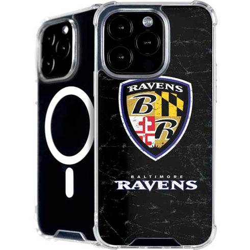 NFL Baltimore Ravens - Alternate Distressed iPhone 16 Pro MagSafe Case
