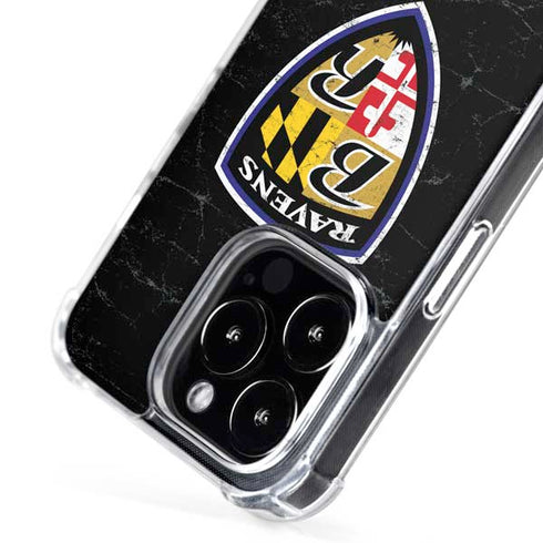 NFL Baltimore Ravens - Alternate Distressed iPhone 16 Pro MagSafe Case