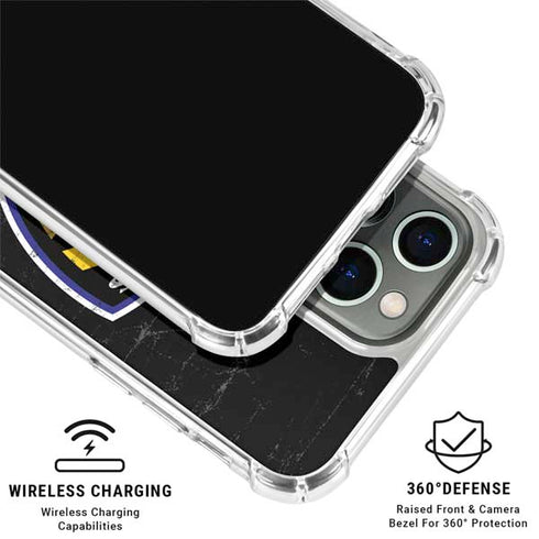 NFL Baltimore Ravens - Alternate Distressed iPhone 16 Pro Max Clear Case