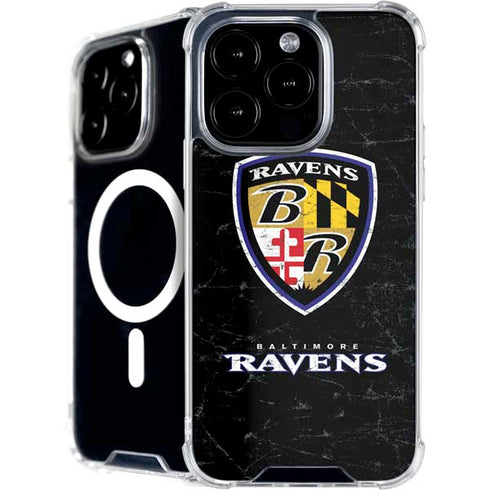 NFL Baltimore Ravens - Alternate Distressed iPhone 16 Pro Max MagSafe Case