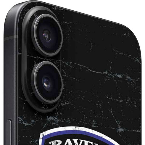 NFL Baltimore Ravens - Alternate Distressed iPhone 16 Skin