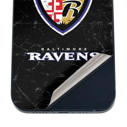 NFL Baltimore Ravens - Alternate Distressed iPhone 16 Skin