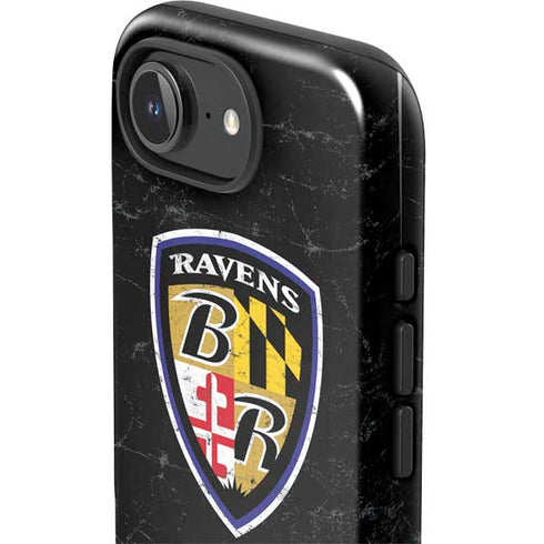 NFL Baltimore Ravens - Alternate Distressed iPhone 16e Impact Case