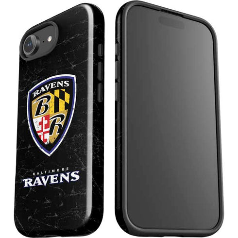 NFL Baltimore Ravens - Alternate Distressed iPhone 16e Impact Case