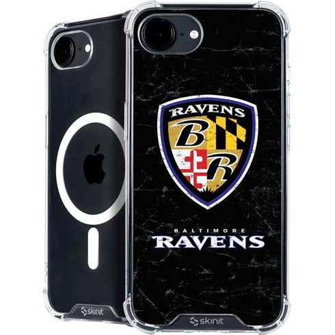 NFL Baltimore Ravens - Alternate Distressed iPhone 16e MagSafe Case