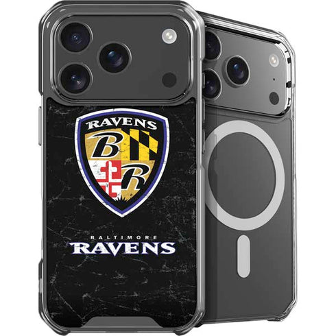NFL Baltimore Ravens - Alternate Distressed iPhone 18 Pro MagSafe Case