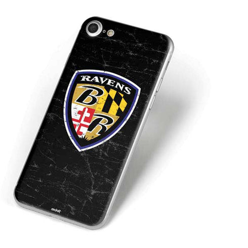NFL Baltimore Ravens - Alternate Distressed iPhone 8 Skin