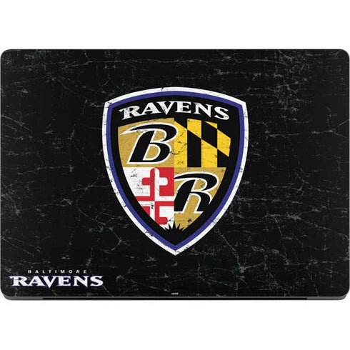 NFL Baltimore Ravens - Alternate Distressed Apple MacBook Pro 14-inch Skin
