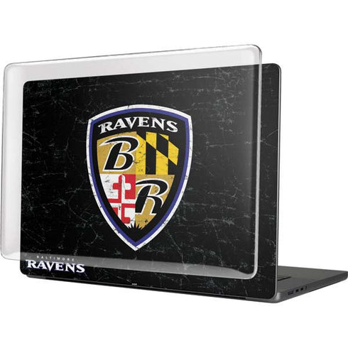 NFL Baltimore Ravens - Alternate Distressed MacBook Cases