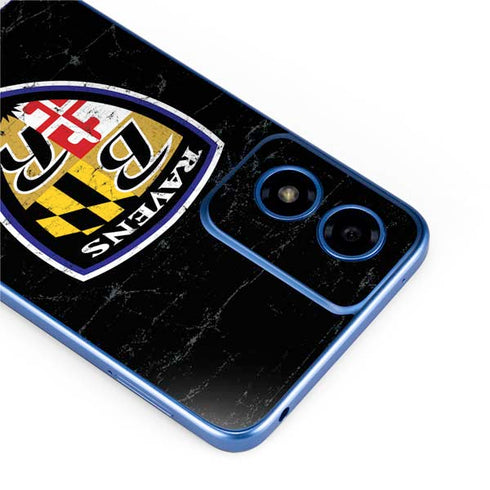 NFL Baltimore Ravens - Alternate Distressed Moto G Play 4G (2024) Skin