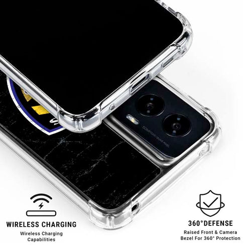 NFL Baltimore Ravens - Alternate Distressed Moto G Power 5G (2024) Clear Case