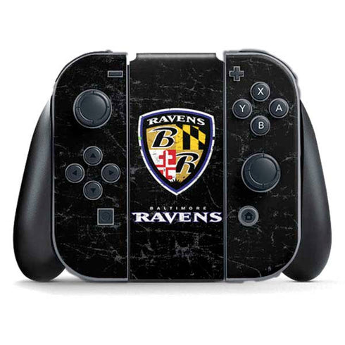 NFL Baltimore Ravens - Alternate Distressed Nintendo Skins