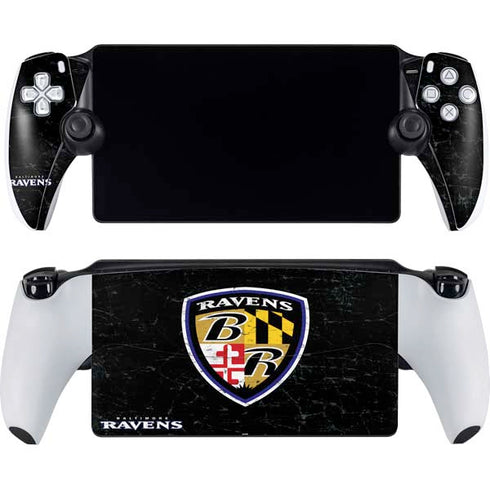 NFL Baltimore Ravens - Alternate Distressed PlayStation PS5 Skins