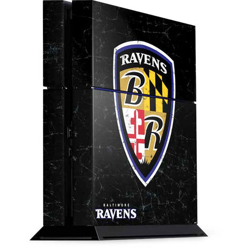 NFL Baltimore Ravens - Alternate Distressed PlayStation PS4 Skins