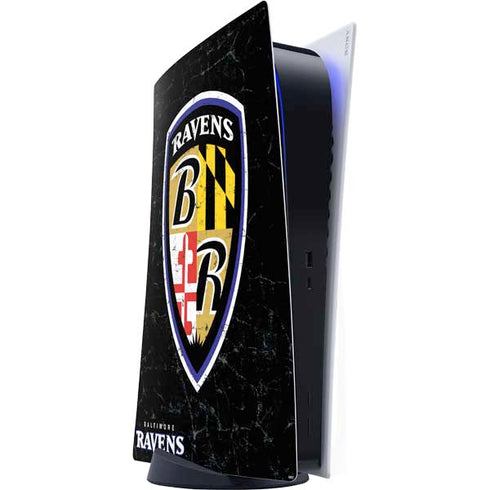 NFL Baltimore Ravens - Alternate Distressed PlayStation PS5 Skins