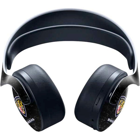 NFL Baltimore Ravens - Alternate Distressed PULSE 3D Wireless Headset for PS5 Skin