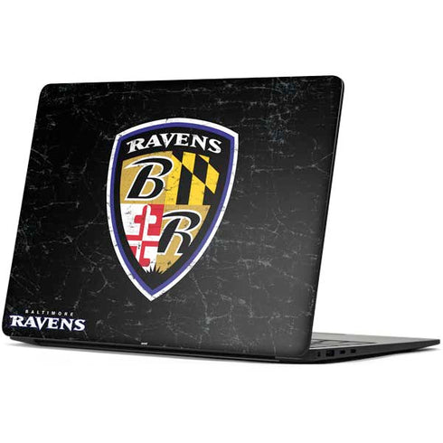 NFL Baltimore Ravens - Alternate Distressed Surface Laptop 7 13.8in Skin