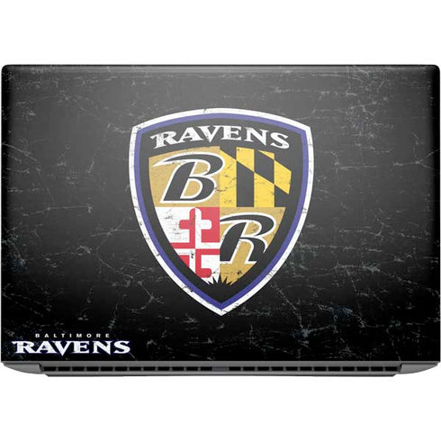 NFL Baltimore Ravens - Alternate Distressed HP ZBook Fury 16 G10 Skin