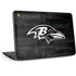 NFL Baltimore Ravens Black & White HP Chromebook Skin