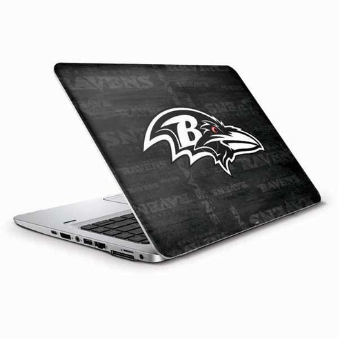 NFL Baltimore Ravens Black & White HP Elitebook Skin