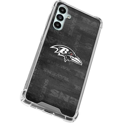 NFL Baltimore Ravens Black & White Gabb Phone 4 Clear Case
