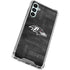 NFL Baltimore Ravens Black & White Gabb Phone 4 Clear Case