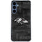 NFL Baltimore Ravens Black & White Galaxy A35 5G Clear Case