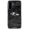 NFL Baltimore Ravens Black & White Galaxy A36 5G Clear Case