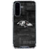 NFL Baltimore Ravens Black & White Galaxy A36 5G Clear Case